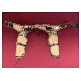 WYATT EARP CAP GUNS & LEATHER HOLSTER