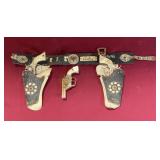 GENE AUTRY CAP GUNS & LEATHER HOLSTER