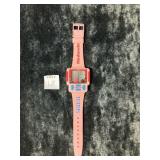 1990 PINK NINTENDO TETRIS M.Z. BERGER CO. WATCH