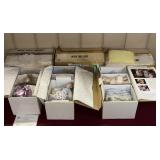 (3) THE DANBURY MINT PORCELAIN DOLLS: "GARDENING