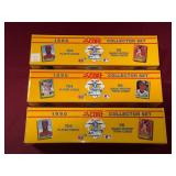 (3) 1990 SCORE MAJOR LEAGUE BASEBALL COLLECTOR SET