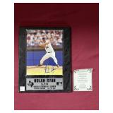FRAMED NOLAN RYAN 8X10 WITH COA