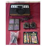 SEARS TELEGAMES WITH CONSOLE, JOYSTICK & GAMES