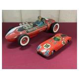 MODERN TOYS JAPAN 301 BATTERY OP TIN TOY CAR &