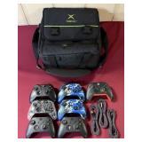 PADDED XBOX CARRYING CASE, XBOX CONTROLLERS &