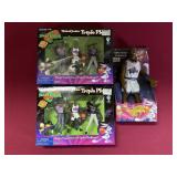 (2) PLAYMATES SPACE JAM MICHAEL JORDAN TRIPLE PLAY