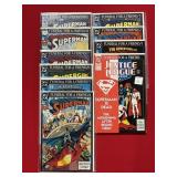 DC COMICS $1.25 - $1.50: JUSTICE LEAGUE & SUPERMAN