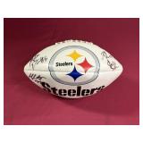 SIGNED PITTSBURGH STEELERS FOOTBALL: JEFF REED,ETC