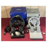 PLAYSTATION AFTERSHOCK WHEEL & WIRELESS RACING