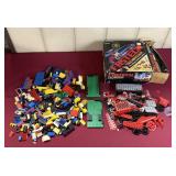 ASSORTED LEGO BUILDING BLOCKS & SCHAPER FASTECH