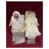 ANGELA & HANNAH PORCELAIN FACE DOLLS
