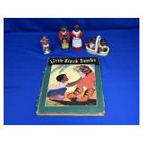 LITTLE BLACK SAMBO BOOK, JAPAN MARKED SALT &