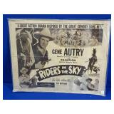 COPYRIGHT 1956 GENE AUTRY SEALED MOVIE POSTER