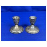 STERLING WEIGHTED LIGHT CREATION CANDLESTICK