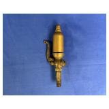 BRASS STEAM WHISTLE APPROX 9" MARKED