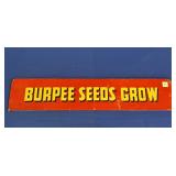 BURPEE SEEDS GROWN METAL DISPLAY TOPPER