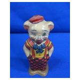J. CHEIN & CO MADE IN U.S.A. WIND UP TIN PIG TOY