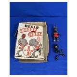 DIXIE BUDDY POPS  BOX WITH (2) FIGURINES (1 IS