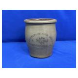 HAMILTON & JONES GREENSBURG, PA DECORATED CROCK