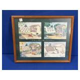 FRAMED SUSIE RIEHL 1998 SEASON PRINT