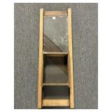 WOODEN CABBAGE/SLAW SLICER APPROX 33" TRIPLE BLADE