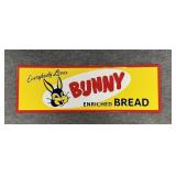 BUNNY BREAD TIN SIGN (42" X 14")