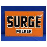 SURGE MILKER TIN SIGN APPROX 17.75" X 11.75"