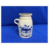 SALMON FALLS STONEWARE DOVER N.H. TEXTURED COBALT