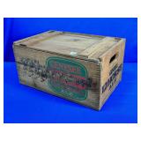 GENNESEE BEER & ALE DOVETAILED WOODEN CRATE