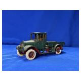 VINTAGE ARCADE CAST IRON CAR WITH DRIVER, DUMP BED