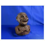 BLACK AMERICANA CAST IRON BANK -  MECHANICAL BANK