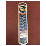 CHEW MAIL POUCH TOBACCO THERMOMETER (NO MERCURY)
