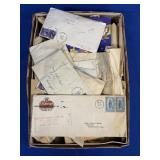 ENVELOPES & BUTTONS: HAND-WRITTEN LETTERS EACH