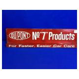 DU-PONT NO 7 PRODUCTS METAL DISPLAY RACK