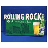 1998 LATROBE BREWING ROLLING ROCK BEER TIN SIGN