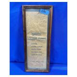 FRAMED BERKEY LOCKER PLANT PAPER BAG SOMERSET PA