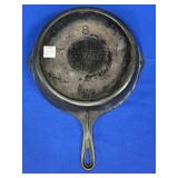 GRISWOLD SLANT LOGO NO 8 CAST IRON SKILLET