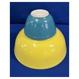 PYREX PRIMARY COLOR YELLOW & BLUE BOWL ONLY
