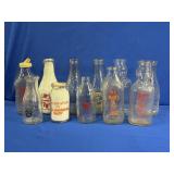 (11) ASSORTED MILK BOTTLES: P.S. MCGEES, RITCHEY