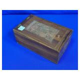 COCOA AND CHOCOLATE BAKERS BOX (WOODEN)