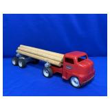 TONKA TOYS LOGGING TRUCK AND TRAILER