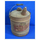 W.M. TELL MOTOR OIL JUG APPROX 16" (EMPTY)