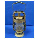 DIETZ FIRE DEPT LANTERN WITH GLOBE MARKED REG USA