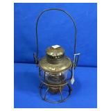 CNR RAILROAD LANTERN WITH ADLAKE GLOBE