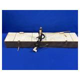 WOODEN 18.5" STICK PUPPET WITH CASE