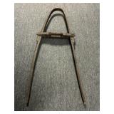 PRIMITIVE WOODEN HARNESS APPROX 50" X 17.75"