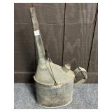 B & ORR METAL RAILROAD OIL CAN APPROX 24.25"