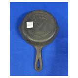 WAGNER PIE CUT 0 CAST IRON SKILLET 1053D #3