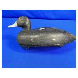 WOODEN DUCK DECOY APPROX 14" MARKED RUSTY K 8-1938