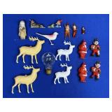 VINTAGE CHRISTMAS: MERRY XMAS BULB, PLASTIC